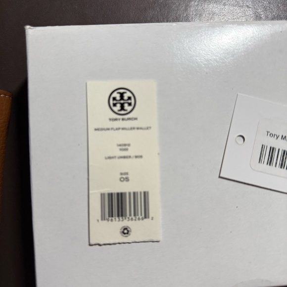 NWT Tory Burch Brown Leather Wallet - Picture 9 of 10